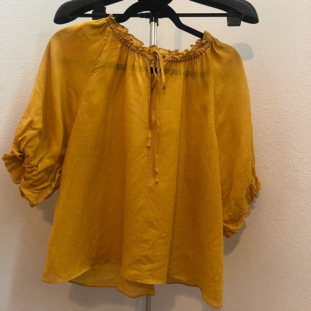 Every Gold Sheer Blouse